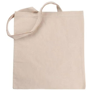 OEM promocional reciclaje hombro comestibles Sling supermercado playa comprador bolsa de lona de algodón bolsa de lona con asa de cuerda - Product Image 2