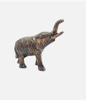Statue d'éléphant en aluminium Heritage, design Art Déco, MH Sons Metal Handicraft, décoration pour la maison et les festivals, sculpture de haute qualité, idéale pour offrir