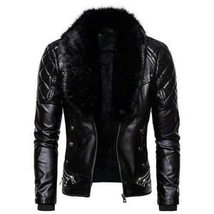 <b>Mens</b> Sheep Skin Coated <b>Jacket</b> Sophisticated Outerwear Waterproof Hooded Designed Smooth Surface Balanced Fit Modern Styling - Product Image 1