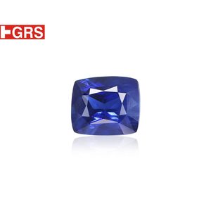 NOVAMART Fine 4.05 Carat Natural Royal Blue Sapphire Faceted <b>Rectangular</b> <b>Cushion</b> Shape Loose Stone 10mm Heat-treated Madagascar - Product Image 1