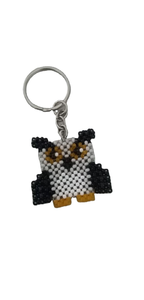 Porte-clés perlé d'oiseau de broderie perlée à la main de haute qualité avec une beauté élégante et élégante de qualité supérieure d'Inde - Product Image 4