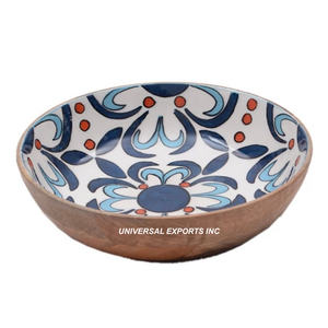 Sticker Meena Design <b>Chocolate</b> Bowl Superior Quality Handmade Sweet Bowl Classic Stylish <b>Fancy</b> Wood <b>Chocolate</b> Bowl - Product Image 1