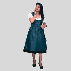 Dirndl, el Traje Bávaro Más Nuevo para Mujer, Vestido Dirndl para el Oktoberfest, Ropa Bávara para Mujer, Vestido Dirndl Mini en Línea A para Mujer - Product Image 4