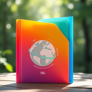 Exacompta Forever A4 Window Folder Assorted Colors 100 Pack - Product Image 3