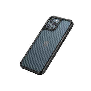 Étui de protection souple en TPU Netzy SAFA Inox Series pour iPhone 12 Pro Max 14 Plus 13 Pro Max - Finition bleue premium - Product Image 4