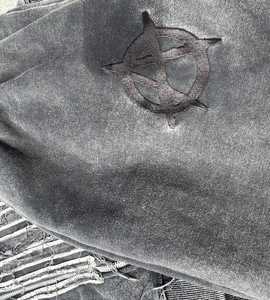 ชุดวอร์มสำหรับสโมสรชาวกรีกชุดเสื้อมีฮู้ดและกางเกงขายาวสีดำตามสั่งเครื่องแต่งกายแนวสตรีทแฟชั่นชุดกีฬาลำลองสำหรับผู้ชายผู้หญิง - Product Image 3