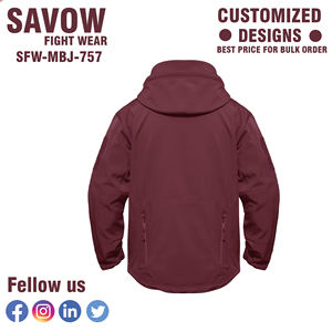 Veste de ski à capuche pour homme personnalisée, imperméable, pour snowboard, sports de plein air, veste chaude isolée pour l'hiver, vêtements de ski et de neige - Product Image 2