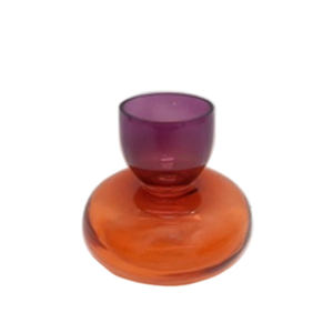 Vase à fleurs rond en verre décoratif de table Vase de couleur verte pour la décoration de maison et de mariage en vrac fait à la main - Product Image 5