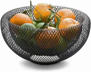 metal fruit <b>basket</b> for home kitchen decor stylish open design bowl for fruits vegetables and <b>bread</b> display - Product Image 5