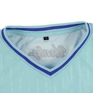 Uniforme de hockey sur glace de Toronto Maillot bleu clair et bleu royal avec imprimé Bold We Are Toronto et manches numérotées - Product Image 5