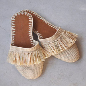 Sandalias y Zapatillas de Rafia Hechas a Mano en Marruecos, Económicas y Ecológicas, Calzado Tejido para Hombre y Mujer, Venta al Por Mayor Directa de Fábrica - Product Image 2