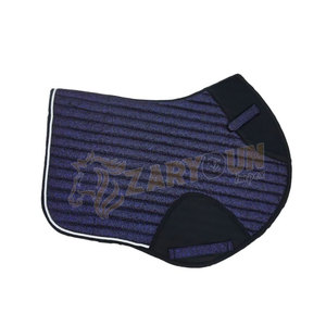 Coussinets de selle polyvalents de base de haute qualité paillettes noires avec doublure en tissu de conception personnalisée rembourrage en coton - Product Image 6