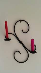 Compact Metal Wall Hanging <b>Candle</b> Holder Ideal For <b>Small</b> Spaces Apartments Studios And Cozy Interiors - Product Image 6