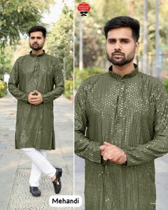 ชุดนอน Kurta ที่สวยที่สุดและสง่างามสำหรับงานแต่งงานหรืองานเฉลิมฉลองเทศกาล - Product Image 6
