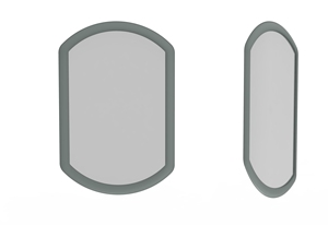 El exquisito espejo colgante de pared de Metal artesanal es una verdadera obra de arte meticulosamente diseñada para brindar sofisticación a cualquier espacio - Product Image 1