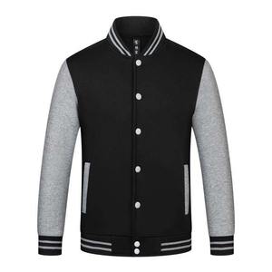 Wholesale Men's Jackets Coats Custom Printing Plus Size Unisex Uniform Baseball Plain Blank High Quality Varsity Jacket - Product Image 1