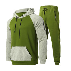 Ensemble de survêtements d'hiver unisexe 100% coton à manches longues du Pakistan de bonne qualité-portable grande taille - Product Image 1