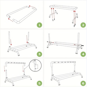 9หัวอะคูสติกพื้นบ้าน<span class=keywords><strong>2</strong></span>ชั้นอูคูเลเล่ไม้ไฟฟ้ากีต้าร์ยืนแสดงสองกลุ่มแรงโน้มถ่วงล็อคกรอบรองรับ - Product Image 5