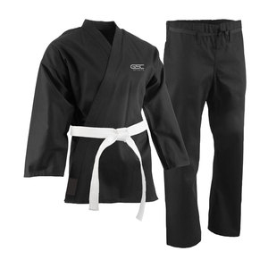 Uniforme de Karate de manga larga con logotipo personalizado, uniforme de algodón para artes marciales, a la venta - Product Image 4