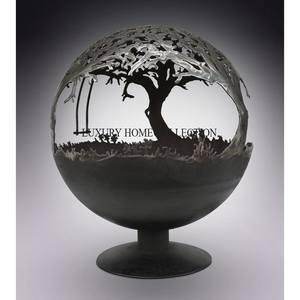 Grand foyer en métal de qualité industrielle avec base de protection thermique protégeant les surfaces extérieures contre la chaleur excessive et les dommages causés par le feu - Product Image 4