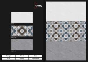 Azulejos de cerámica para pared Interior Space Pro de 300x600 mm, para baño y cocina, con acabado brillante, mate, efecto azúcar tallado, diseño de pared interior de lujo. - Product Image 5