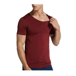 Camiseta deportiva de alta calidad para hombre, prenda de vestir con cuello redondo, diseño de calle, color blanco - Product Image 2