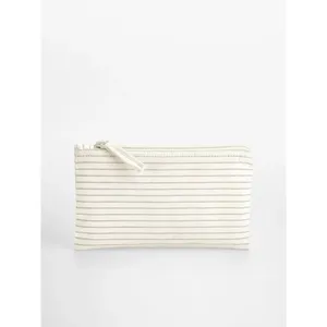 Organic Cotton Striped <b>Toiletry</b> Bag Sustainable Gadgets Pouch - Product Image 3