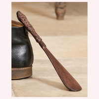 Cuerno de zapato de latón macizo artesanal Diseño ergonómico Cumple con el lujo para un fácil pliegue con clase
