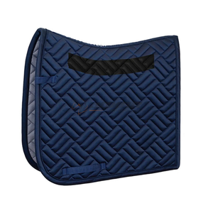 Tapis de selle anglais de qualité supérieure Tissu matelassé doux Respirant Durable OEM Equitation Logo personnalisé Tapis de selle - Product Image 1