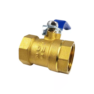 DN25 600WOG 2-웨이 단조 황동 롱 핸들 수동 잠금식 볼 밸브 LT 브랜드 중온용 OEM 맞춤형 가스 밸브 1 - Product Image 3