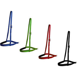 Lightweight Padded Nylon Horse <b>Tie</b> <b>Down</b> Noseband Premium Breathable Neoprene Padding Breeches Head Control Gear Training Riding - Product Image 1