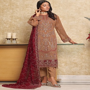 Heavy Designer Party Dress Luxury Suits Original Pakistani <b>Kurta</b> Sets for <b>Women</b> Pakistani Salwar Kameez Readymade Dress - Product Image 6