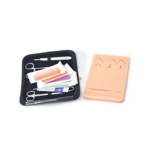 Mahersi Kit de dissection pour étudiants en médecine certifié CE Suture en acier inoxydable fermeture éclair bleue/étui en cuir Instruments chirurgicaux base - Product Image 3