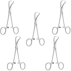 Top Quality Backhaus Forceps 12 cm Dall Finish Towel <b>Clamp</b> German Stainless Steel For Veterinary Instruments - Product Image 6