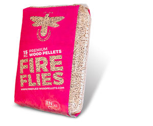 Pellets de madera de pino de embalaje superior, forma de briqueta de origen biológico marrón, paquete de contenedor de barra de calentamiento de ceniza de nivel crudo de 6mm de diámetro - Product Image 1