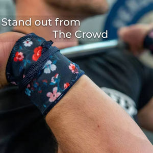 สายรัดข้อมือคุณภาพสูงสำหรับการเพาะกายแผ่นห่อมือพร้อมดีไซน์ตามสั่ง - Product Image 2