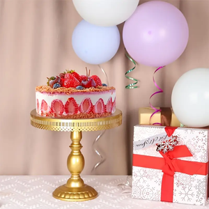 Decorative Metal Gold 3-Piece Cake <b>Stand</b> for Cake Dessert Display For Restaurant Wedding Cakes Pastries <b>Cupcakes</b> Display <b>Stand</b> - Product Image 6