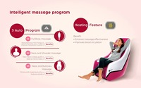 Fauteuil de massage IRIS, massage complet du corps, inclinaison zéro gravité, chaleur, compression d'air, télécommande sans fil, design écologique