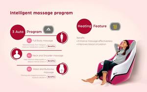 Sillón de Masaje de Cuerpo Completo con Gravedad Cero, Calor, Compresión de Aire y Múltiples Modos de Masaje Automático - Product Image 4