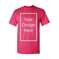 T-shirts personnalisés pour hommes - Design personnalisé avec texte, images et logo sur le devant/le dos, 100% coton, couleur et taille personnalisables