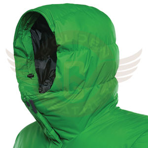 Veste coupe-vent d'hiver OEM pour hommes capuche amovible fermeture à glissière réglable super confortable et imperméable - Product Image 5