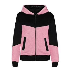 Conjunto Deportivo Personalizado con Bloques de Color, Corte Ajustado, Sudadera con Cremallera y Pantalones Jogger, Felpa Suave, Ropa Deportiva Cálida para Invierno, Informal, para Gimnasio y Fitness - Product Image 2