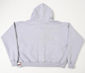 Fait sur mesure 100% coton uni unisexe lourd poids personnalisé sweat à capuche zippé pull surdimensionné blanc sweat à capuche lourd - Product Image 5
