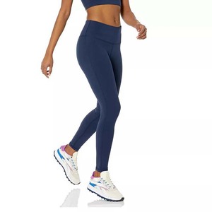 Fashionable Fitness Yoga Wear Autumn Season Sublimation Printing <b>Women</b> <b>Leggings</b> <b>Navy</b> Blue Breathable Quick Dry Sportswear Adults - Product Image 5