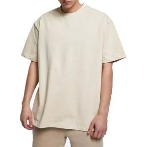 Camisetas Personalizadas al por Mayor de Alta Calidad, 350 Gramos de Peso de Tela, 100% Algodón, Lisas, Casuales para Hombre, de Secado Rápido - Product Image 1