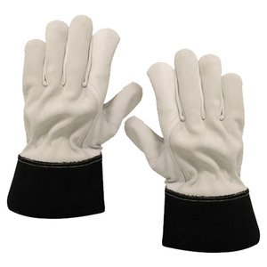Gants de travail thermiques en cuir de vachette, robustes, pour travaux lourds, construction, sécurité, industrie, mécanique, soudage - Product Image 3