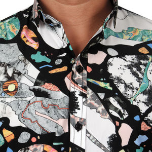 Ropa de verano para hombre, conjunto con estampado Hawaiano, pantalones cortos para hombre, camisa informal de playa, camisas cortas para hombre, conjuntos de dos piezas de manga, camisas de playa - Product Image 4