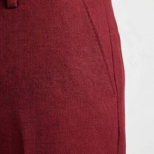 Wholesale Blank Office Khaki Mens Business Pants Cotton Spandex Chino Casual Trousers Customized Color Durable Comfortable - Product Image 5