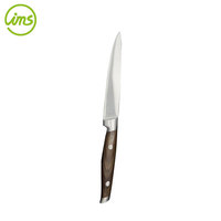 Ensemble de couteaux de cuisine durables en acier inoxydable 3Cr13, 5 pièces, ambidextres, avec manche en ABS