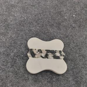 Posavasos cuadrado de mármol blanco hecho a mano con incrustaciones de estrella de latón posavasos moderno elegante de mármol posavasos decorativo de moda mesa de mármol - Product Image 2